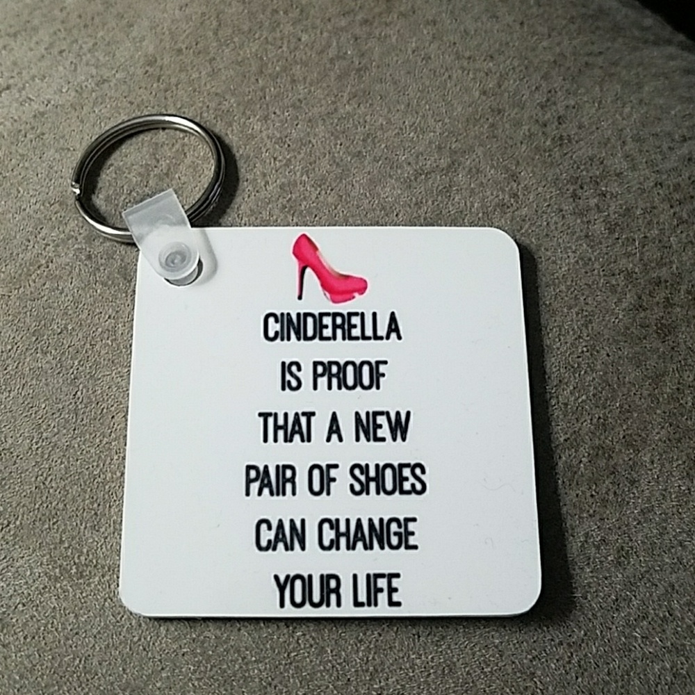 Cinderella Fashion Key Chain NWOT